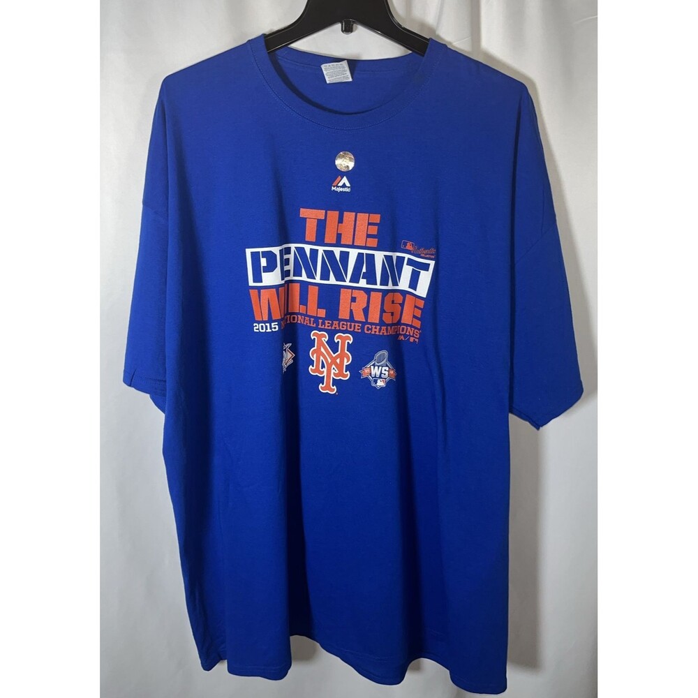 Fruit Of The Loom Majestic Men’s Plus 2015 National League Champions New York